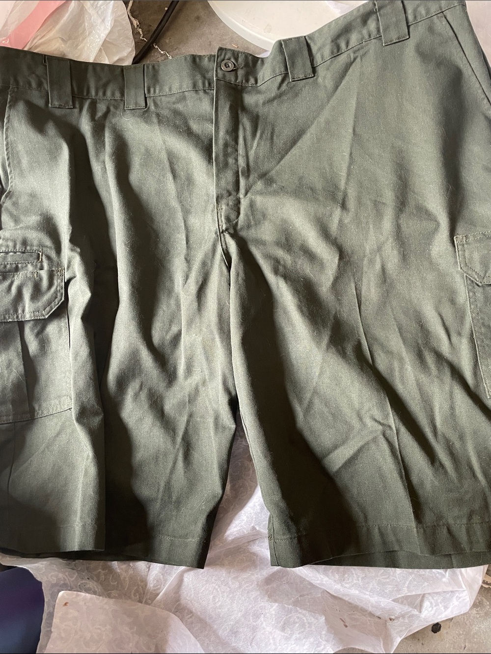 Dickies Olive Green Cargo Shorts